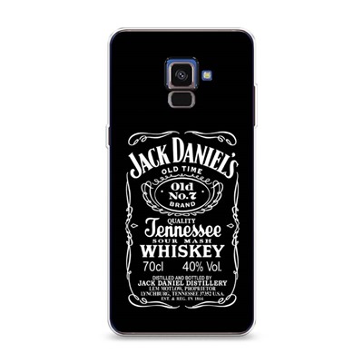 Силиконовый чехол Джек Дэниэлс на Samsung Galaxy A8 2018