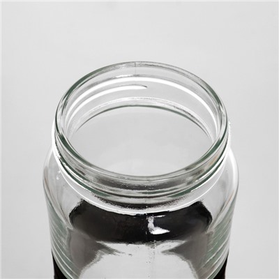 Бутылка для воды "Мастер К", 500 мл, 22 х 7.3 см, стеклянная