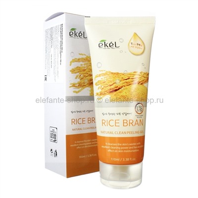 Пилинг-скатка с рисовыми отрубями Ekel Rice Bran Natural Clean Peeling Gel 180ml (51)