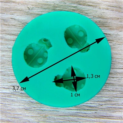 Молд силиконовый Божьи коровки