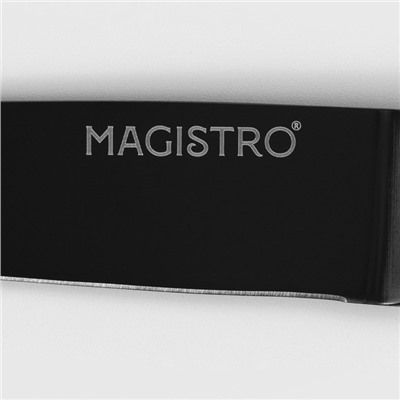 Нож кухонный универсальный Magistro Vantablack, длина лезвия 12,7 см, цвет чёрный