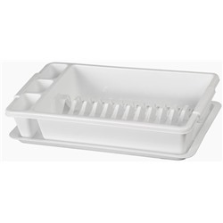 Сушилка для посуды одноярусная (Белый) (16014) АР-ПЛАСТ