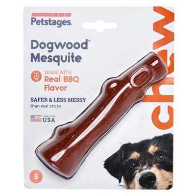 Игрушка Petstages Mesquite Dogwood для собак,маленькая, с ароматом барбекю, 16 см