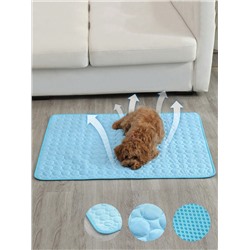 1 Stück Kühlendes Haustier Eis-pad, Geeignet Für Große, Mittlere Und Kleine Haustiere. Atmungsaktive Eis-seidenauflage Für Katzen Und Hunde