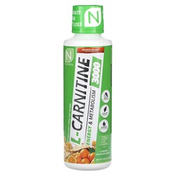 Nutrakey L-Carnitine 3000, апельсиновое наслаждение, 16 жидких унций (473 мл)