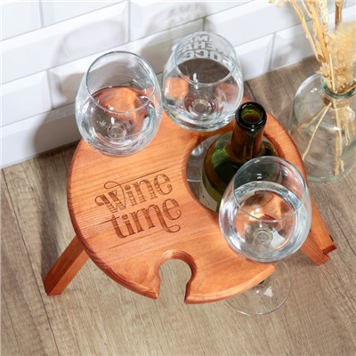 Винный столик "Wine time", 24 х 24 см