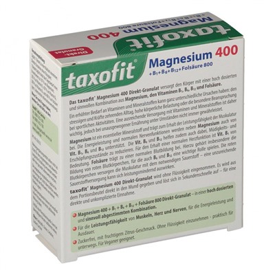 taxofit (таксофит) Magnesium 400 Direkt-Granulat 20 шт