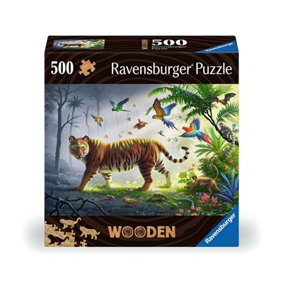 Ravensburger. Пазл дер. 500 арт.17514 "Тигр в джунглях"