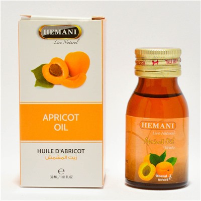 Масло Абрикоса | Apricot Oil (Hemani) 30 мл