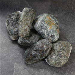 Камень для бани "Серпентинит" шлифованный 20 кг