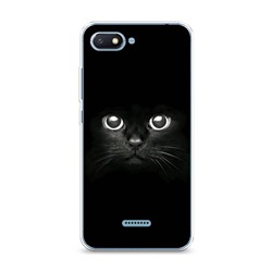 Силиконовый чехол Взгляд черной кошки на Xiaomi Redmi 6A