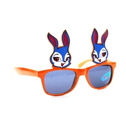 Детские солнцезащитные очки 2201 зайка оранжевый