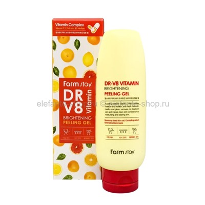 Пилинг-гель FarmStay DR-V8 Vitamin Brightening Peeling Gel 150ml (78)