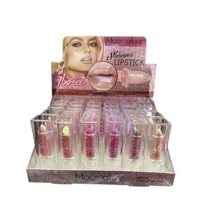 Набор перламутровых помад для губ Mocallure Glitter Lip Stick (ряд 8шт)