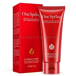 Пенка для умывания с экстрактом граната One spring Red Pomegranate Cleanser 100g