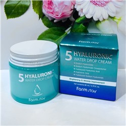 Крем для лица FarmStay Hyaluronic 5 Water Drop Cream 80ml (125)