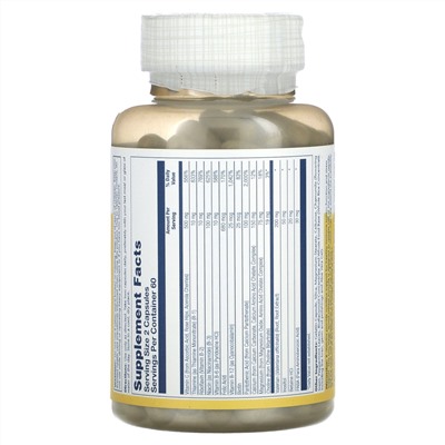 Solaray Витамин B-Стресс PM с постепенным высвобождением - 120 капсул - Solaray