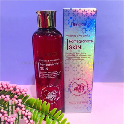 Тоник с экстрактом граната Deoproce Whitening Anti Wrinkle Pomegranate Skin 260ml (78)