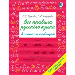 Все правила русского языка в схемах и таблицах. Для начальной школы