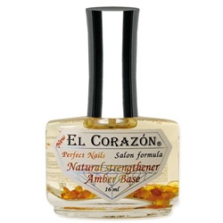 El Corazon лечение 436 Выравнивающая база с янтарной кислотой "Natural strengthener Amber Base" 16мл