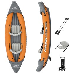 Байдарка Lite-Rapid X2 Kayak, 2-местная, вёсла 218 см, до 160 кг, 321 х 88 х 48 см, 65077 Bestway