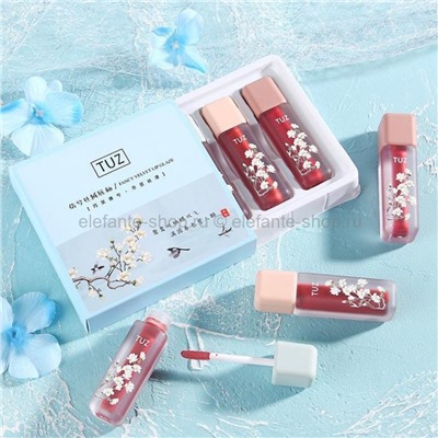 Набор матовых помад TUZ Fansy Velvet Lip Glaze 3in1