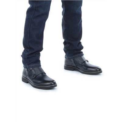 01-H9029-D23-SW4 DK.BLUE Ботинки демисезонные мужские (натуральная кожа)