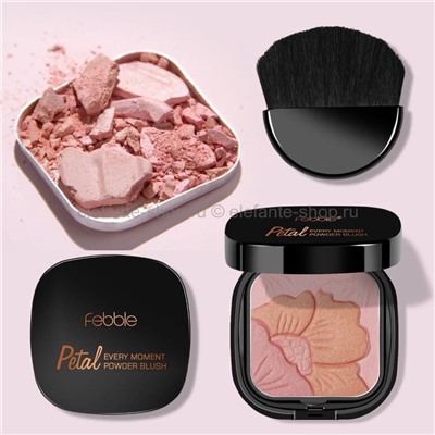 Набор из трёх хайлайтеров Petal Every Moment Powder Blush by Febble (106)