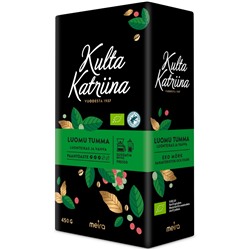 Органический молотый кофе тёмной обжарки Kulta Katriina Luomu Tumma 450 гр