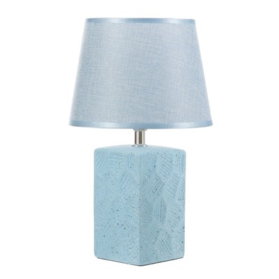 Настольная лампа "Ариэль" Е14 40Вт голубой 20х20х33 см