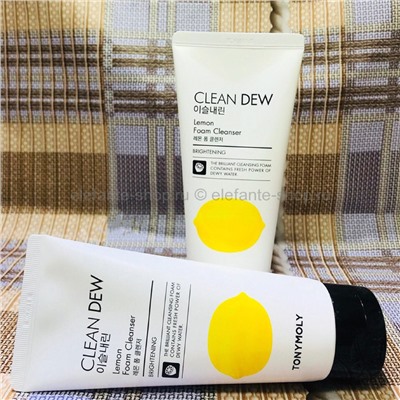 Пенка Tony Moly Clean Dew LEMON Foam Cleanser (125)