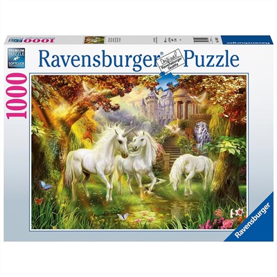 Ravensburger. Пазл карт. 1000 арт.15992 "Единороги в лесу"