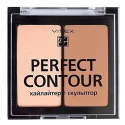 Палетка для контуринга PERFECT CONTOUR Витэкс, тон 02 Bronz