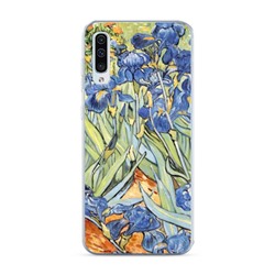 Силиконовый чехол Ирисы Ван Гог на Samsung Galaxy A50