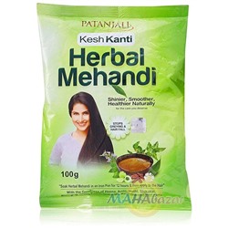 Хна для волос натуральная Кеш Канти, 100 г, Патанджали; Herbal Mehandi Kesh Kanti, 100 g, Patanjali