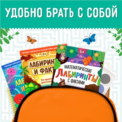 Набор обучающих книг «Лабиринты и факты», 6 шт.