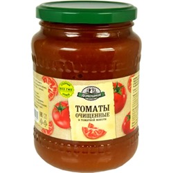 «Домашние заготовки», томаты очищенные в томатной мякоти, 680 г