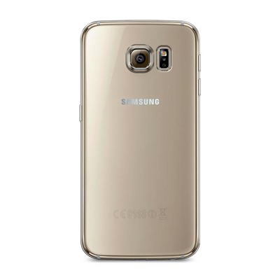 Силиконовый чехол без принта на Samsung Galaxy S6 edge