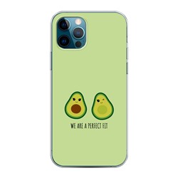 Силиконовый чехол Парочка авокадо на iPhone 12 Pro