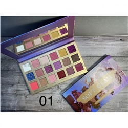 Палетка теней Febble Soft Glam #01, 18 цветов (106)