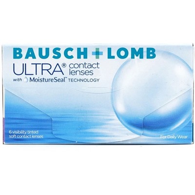 Контактные линзы Bausch + Lomb ULTRA, +0.00/ 8.5/ 14.2, в наборе 6шт.