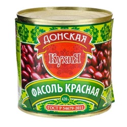 Фасоль красная натуральная "Донская Кухня" ж/б 420гр.