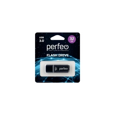 32Gb Perfeo C12 Black USB 3.0 (PF-C12B032)