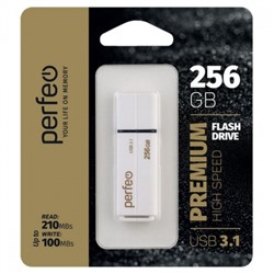 256Gb Perfeo C15 White High Speed USB 3.1 (PF-C15W0256HS)