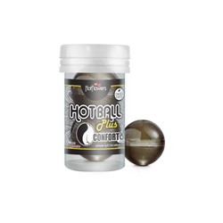 HotFlowers Анальный лубрикант HOT BALL CONFORTO на масляной основе в виде 2 шариков