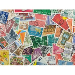 Набор различных марок Швейцария (50 шт.)