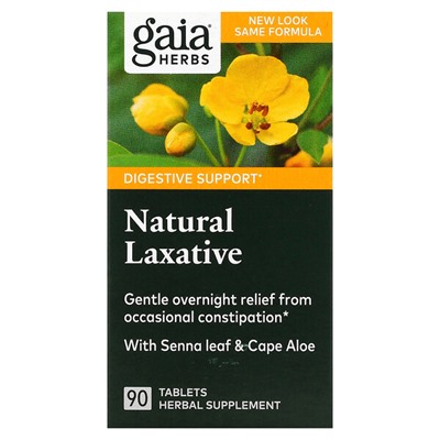 Gaia Herbs Натуральное слабительное - 90 таблеток - Gaia Herbs