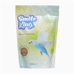 Корм Smile King для волнистого попугая, 500 г