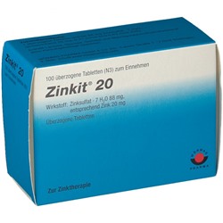 Zinkit (Цинкит) 20 Dragees 100 шт