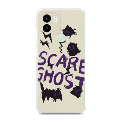 Силиконовый чехол Scare ghost на Poco C50